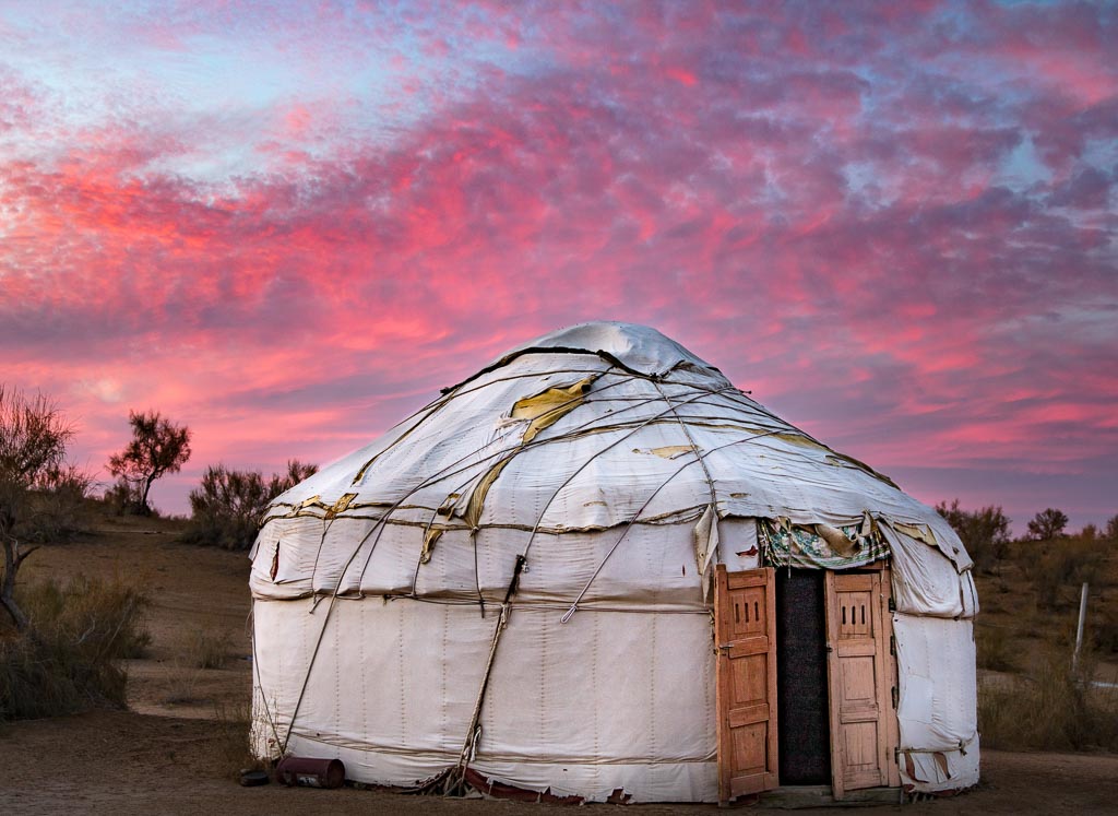 Uzbekistan, Central Asia, Aydarkul, Aydar, Aydar yurt camp, Navoi